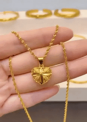 Heart Shaped Memorial Necklace
