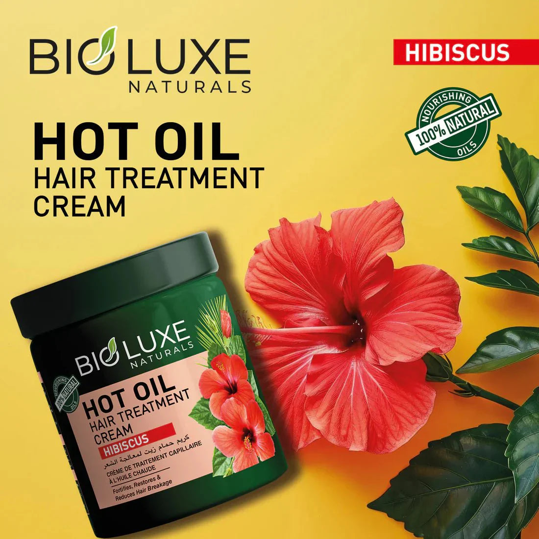 Bio Luxe Naturals - Hibiscus Oil Hair Treatment Cream Ⓢ