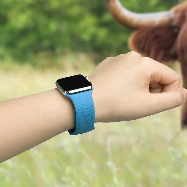 Designer Silicone Watch Strap