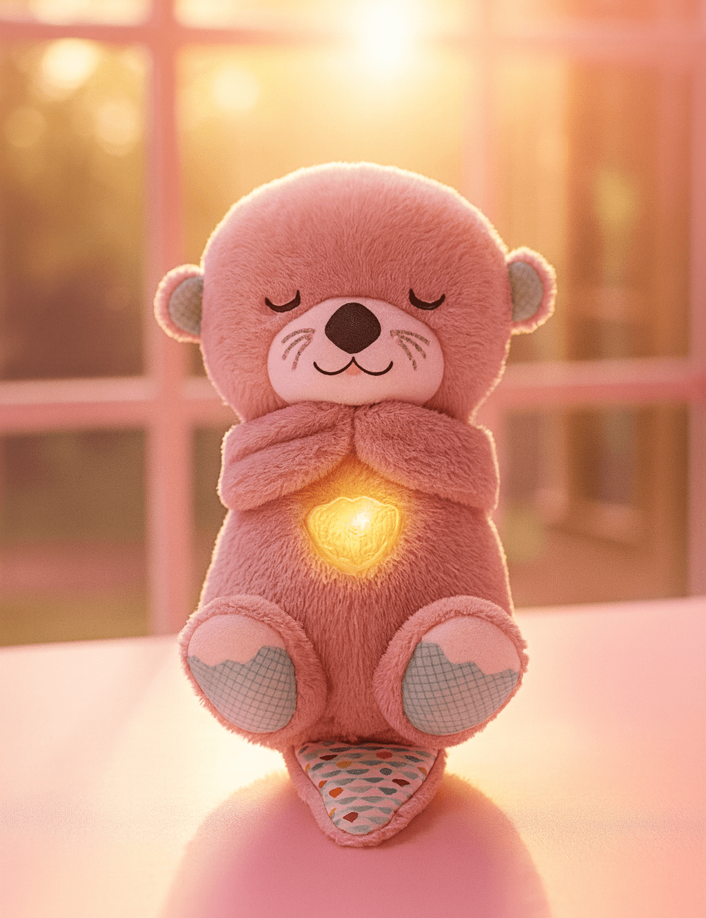 Heartbeat & Light-Up Belly Bear