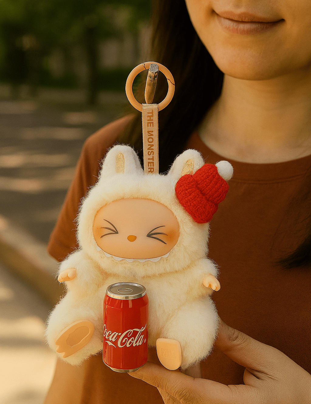 Labubu - Soft Plush Keychain