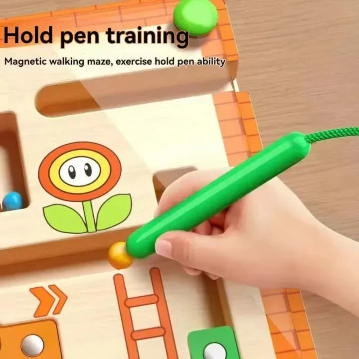 Magnetic Maze Ball Game ℗