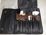 Portable makeup brush