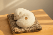 Sleeping Cat Plush Toy with Sound